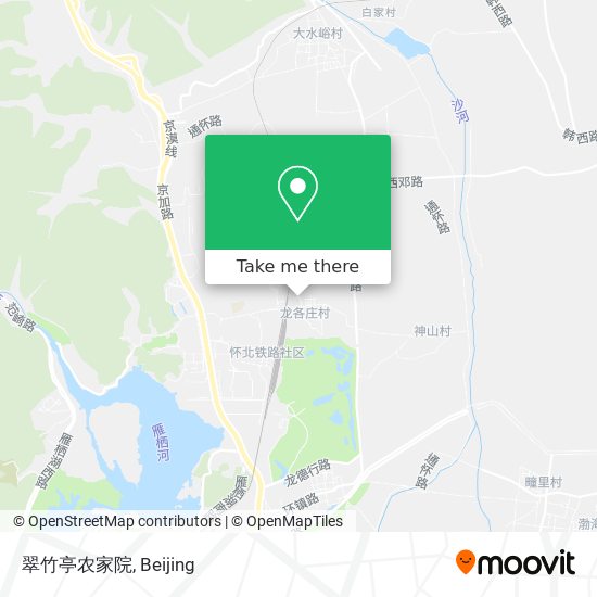 翠竹亭农家院 map