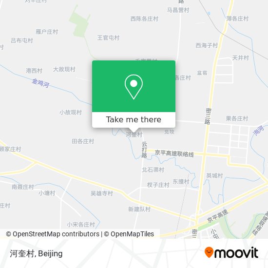 河奎村 map