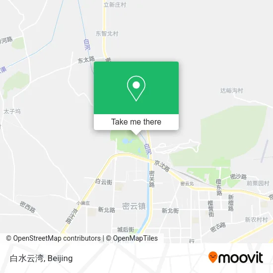 白水云湾 map