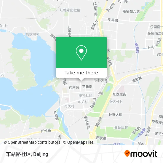 车站路社区 map