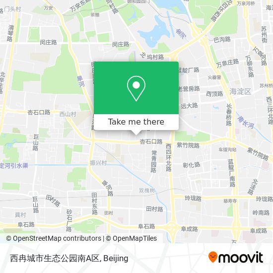 西冉城市生态公园南A区 map
