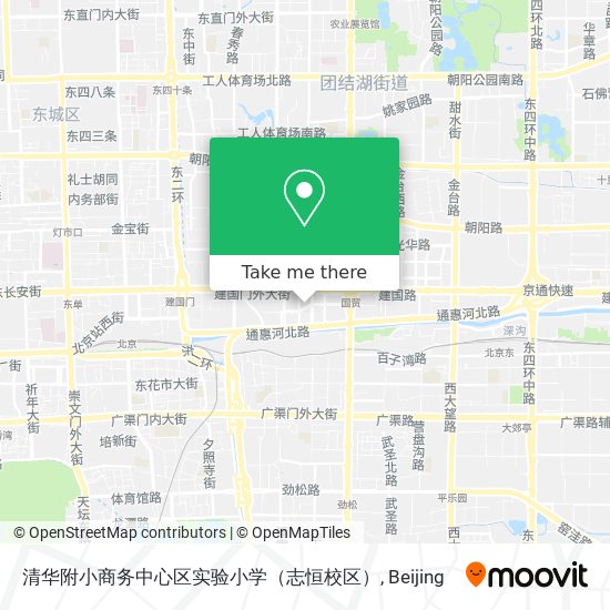 清华附小商务中心区实验小学（志恒校区） map