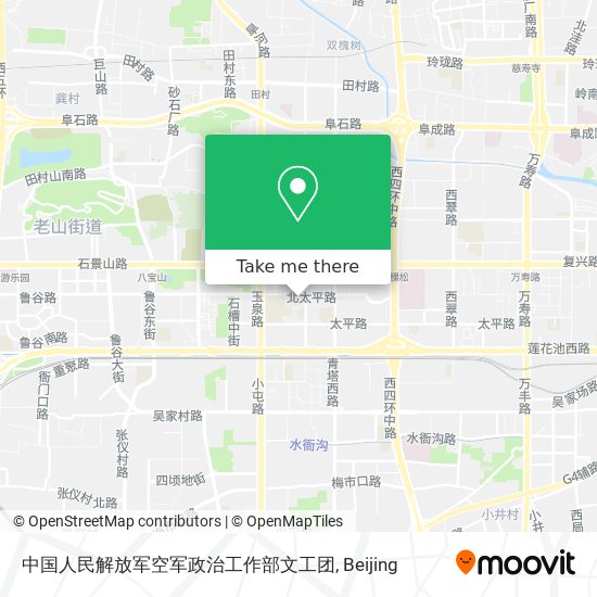 中国人民解放军空军政治工作部文工团 map