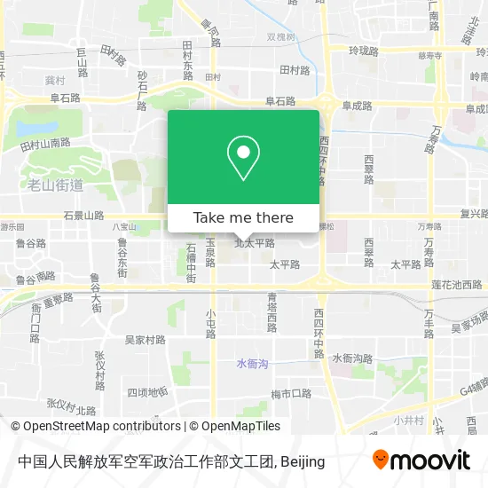 中国人民解放军空军政治工作部文工团 map