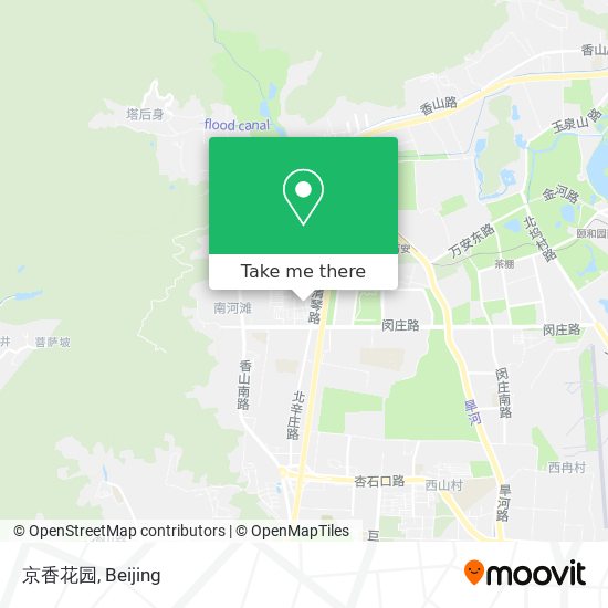 京香花园 map