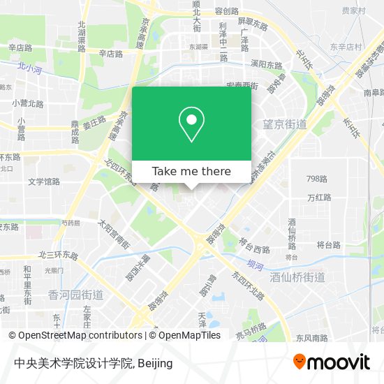 中央美术学院设计学院 map