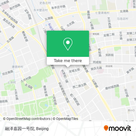 融泽嘉园一号院 map