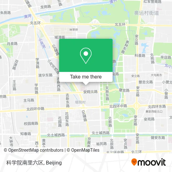 科学院南里六区 map