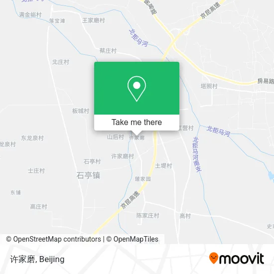许家磨 map