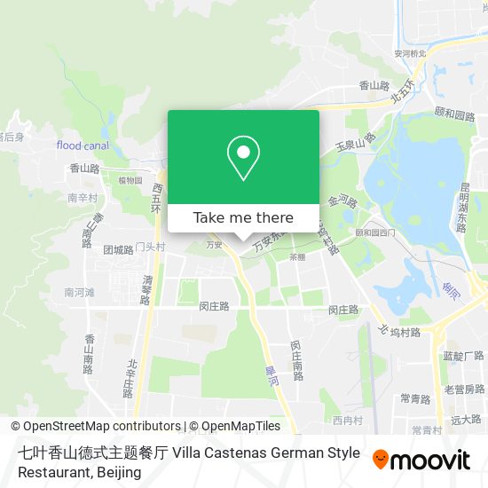 七叶香山德式主题餐厅 Villa Castenas German Style Restaurant map