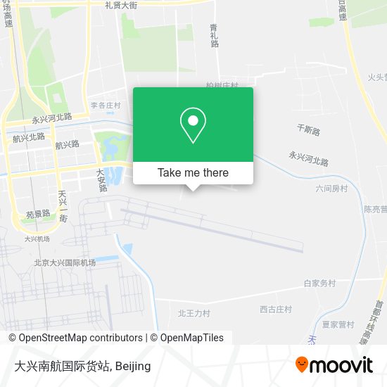 大兴南航国际货站 map
