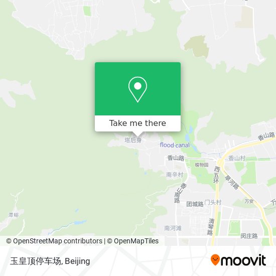 玉皇顶停车场 map
