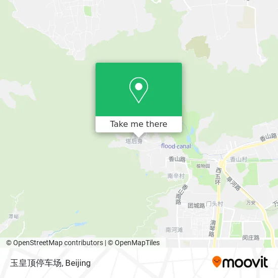 玉皇顶停车场 map