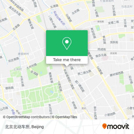北京北动车所 map