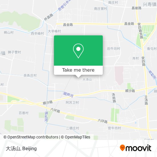 大汤山 map