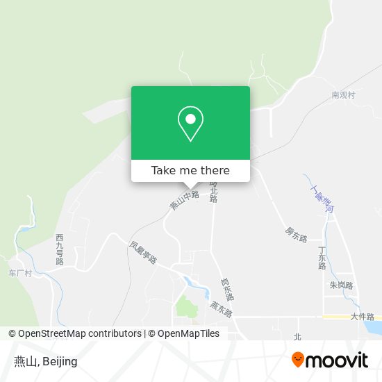 燕山 map