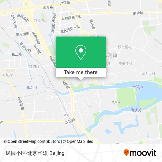 民园小区-北京华雄 map