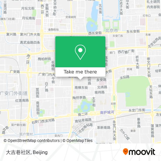 大吉巷社区 map
