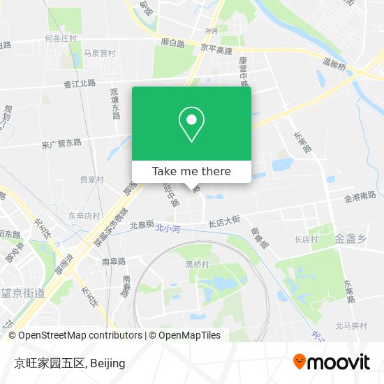 京旺家园五区 map