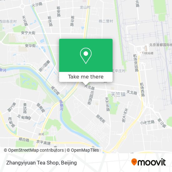Zhangyiyuan Tea Shop map