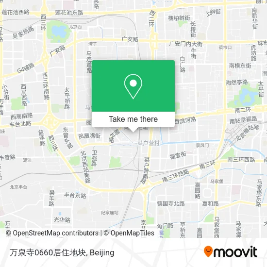 万泉寺0660居住地块 map