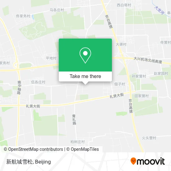 新航城雪松 map