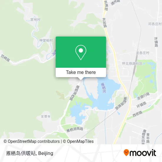 雁栖岛供暖站 map