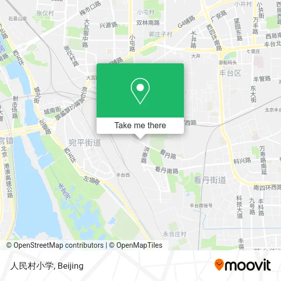 人民村小学 map