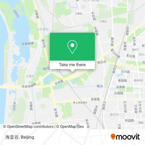 海棠谷 map