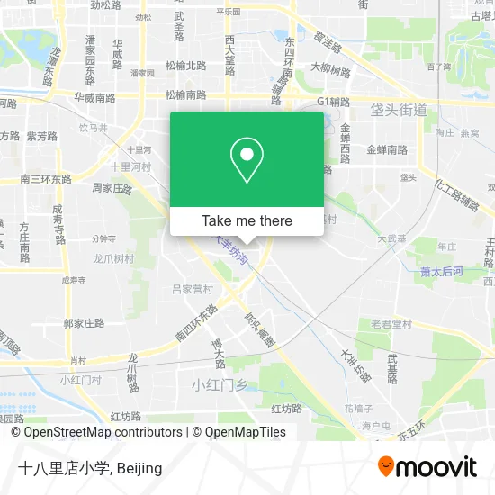 十八里店小学 map