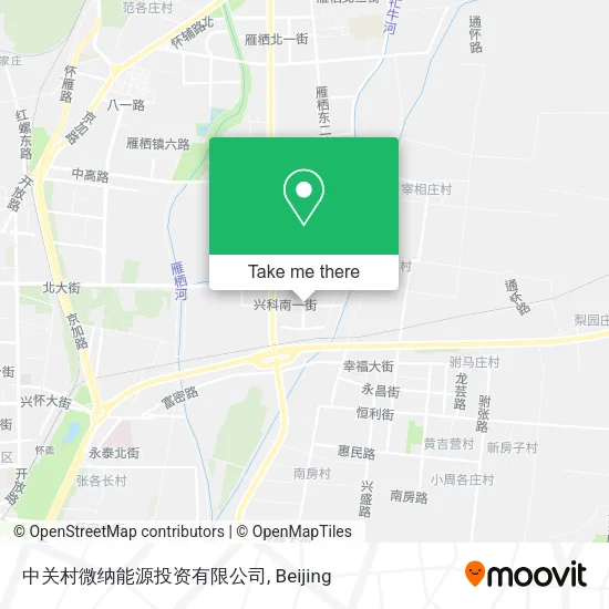 中关村微纳能源投资有限公司 map