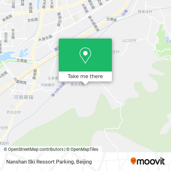Nanshan Ski Ressort Parking map