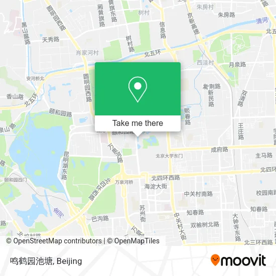 鸣鹤园池塘 map