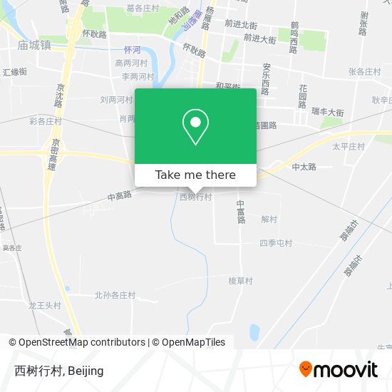 西树行村 map