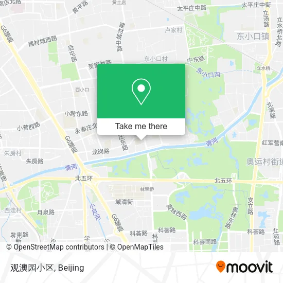观澳园小区 map