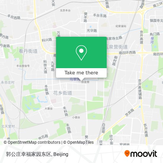郭公庄幸福家园东区 map