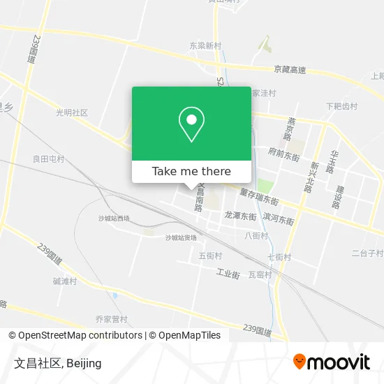 文昌社区 map