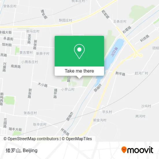 矮罗山 map