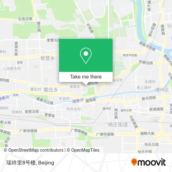 瑞祥里8号楼 map