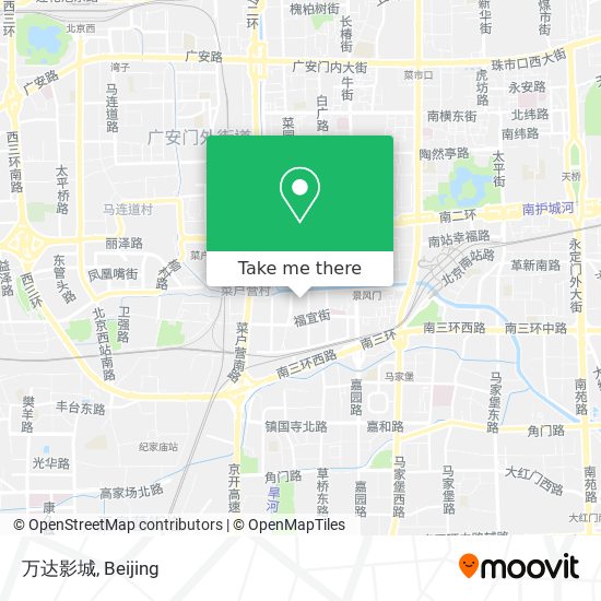 万达影城 map