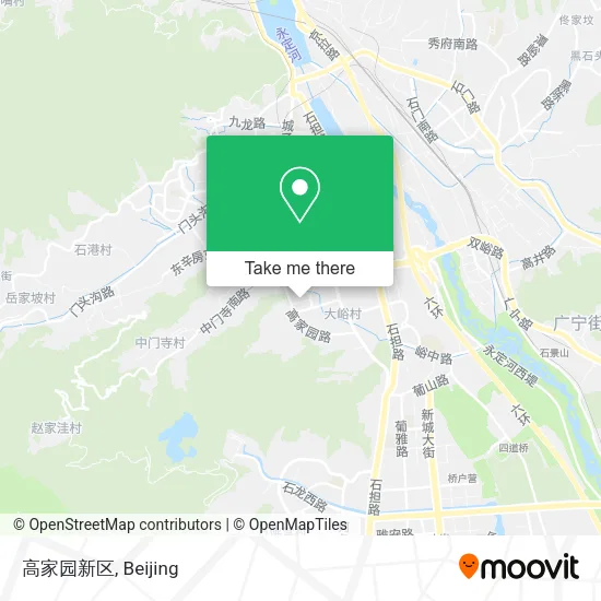 高家园新区 map