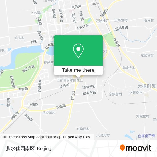 燕水佳园南区 map