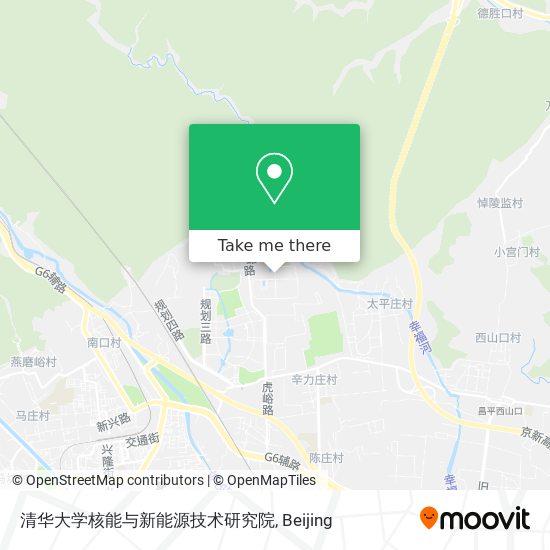 清华大学核能与新能源技术研究院 map