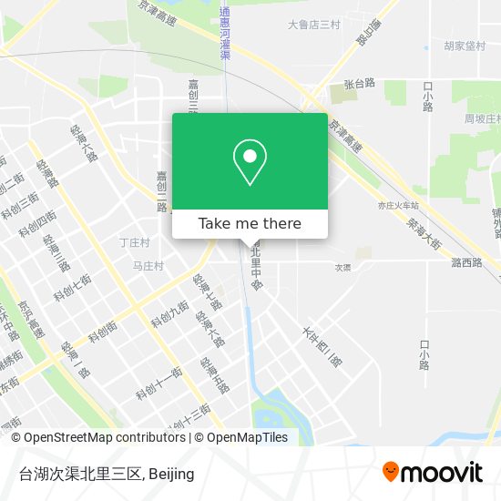 台湖次渠北里三区 map
