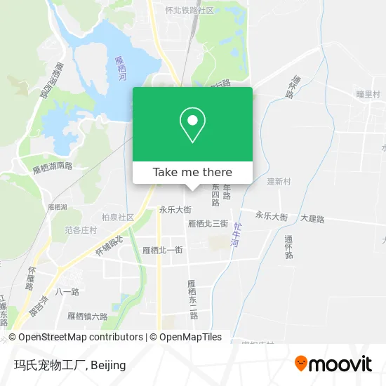 玛氏宠物工厂 map