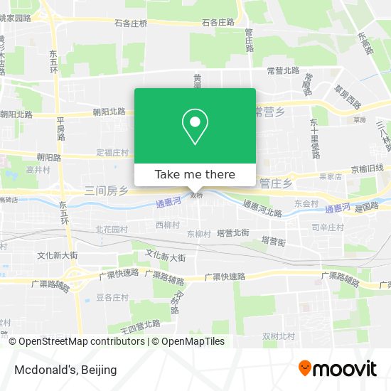 Mcdonald's map