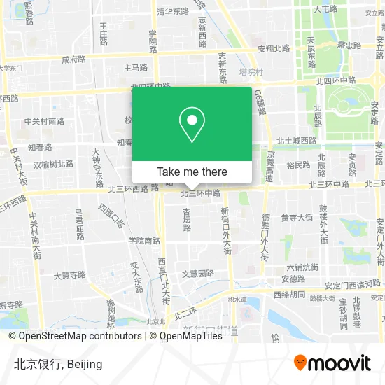 北京银行 map