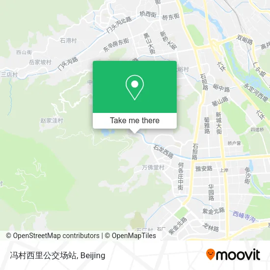 冯村西里公交场站 map