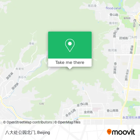 八大处公园北门 map