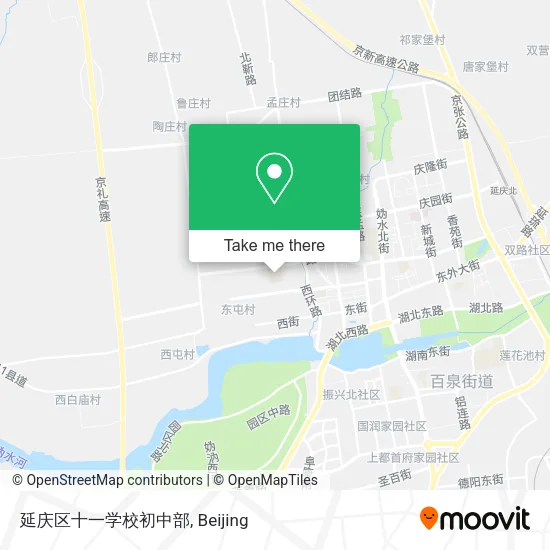 延庆区十一学校初中部 map